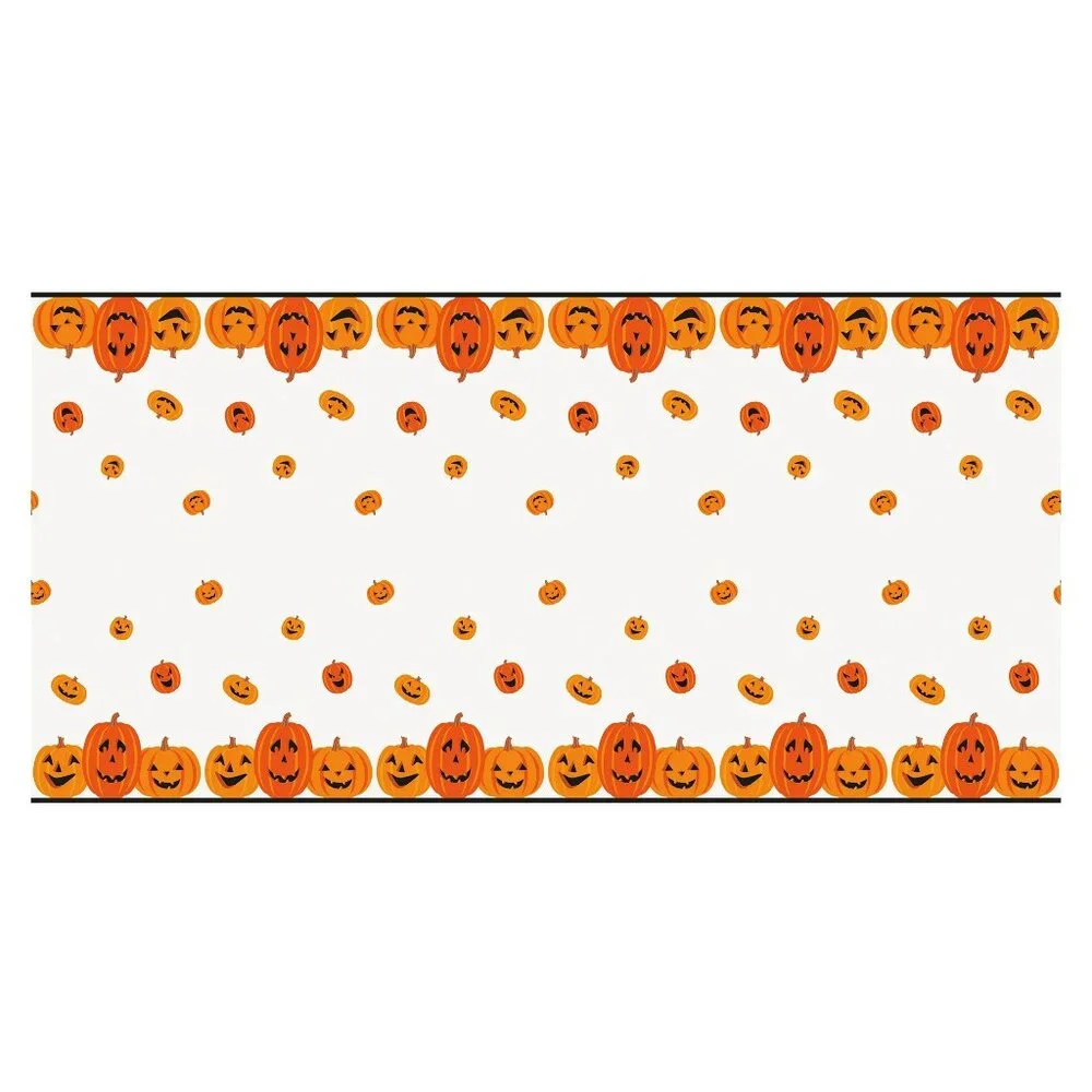 Halloween Pumpkin Toss Plastic Table Covers 2 Count Way To Celebrate Party